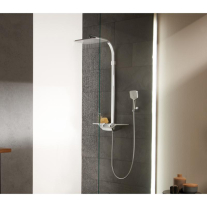Pară de duș pătrată Kludi Freshline, 1 jet, crom